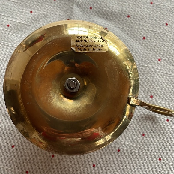 VTG 1970’s Mini Brass Candle Lamp - Picture 3 of 6